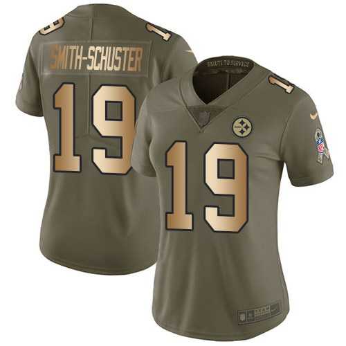 Women Nike Steelers 19 JuJu Smith Schuster Olive Gold Salute To Service Limited Jersey Dzhi,We sell and wholesale Women Nike Steelers 19 JuJu Smith Schuster Olive Gold Salute To Service Limited Jersey Dzhi on line form chian!